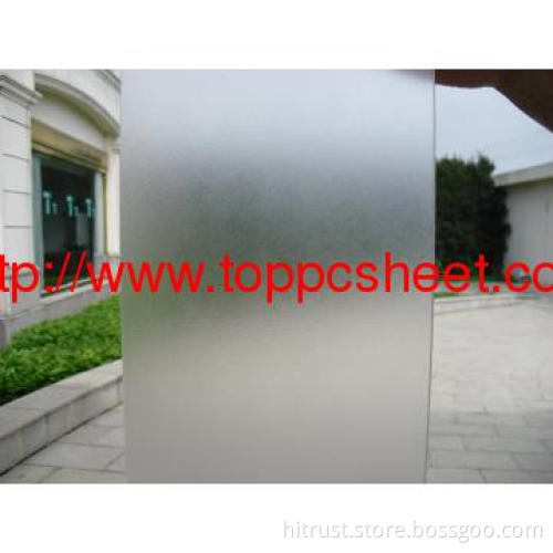 Polycarbonate frosted sheet